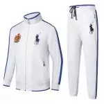 ensemble survetement ralph lauren homme couronne white